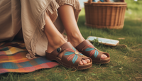 clogs für festival boho look