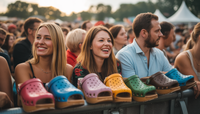 clogs auf festivals