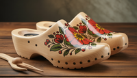 traditionelle clogs in den niederlanden