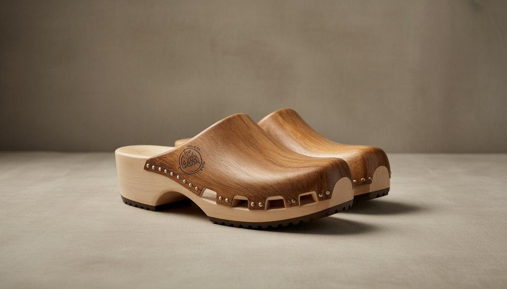 Clogs aus recyceltem Holz: Must-Have Herbst 2025