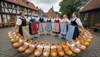 clogs und folklore in europa